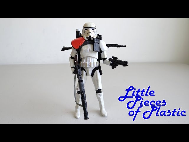 Vídeo relacionado con Star Wars The Black Series, Sandtrooper, Nueva Esperanza, Figura Premium Coleccionable de 15 cm