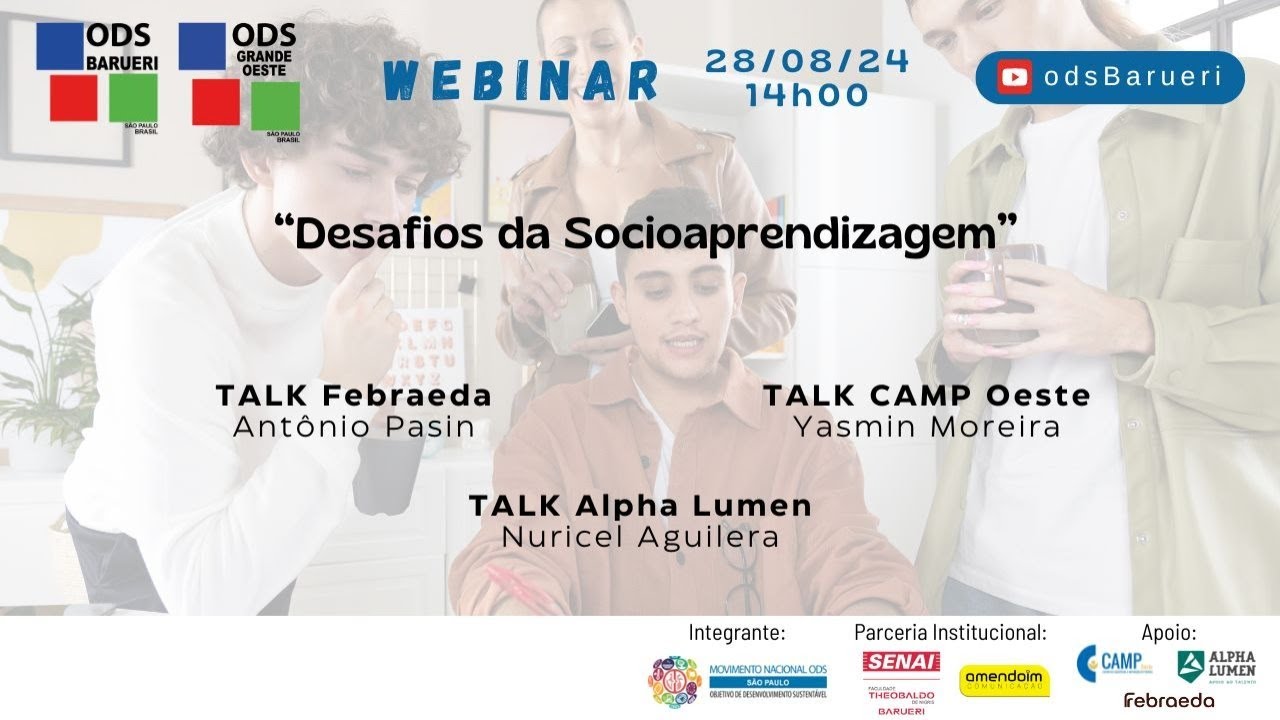 WEBINAR 28Ago24 "Desafios da Socioaprendizagem"