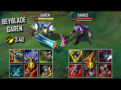 ATTACK SPEED GAREN vs AD TANK DARIUS FULL BUILD FIGHTS & Best Pentakills!