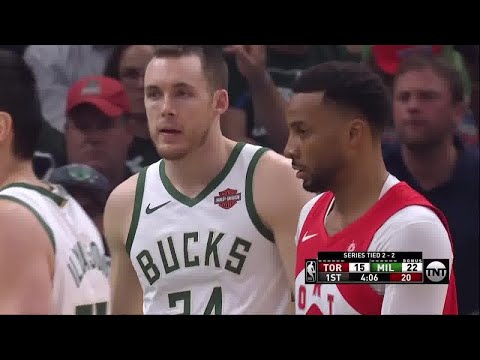 Pat Connaughton All Game Actions 05/23/19 Toronto Raptors vs Milwaukee Bucks Game 5 Highlights