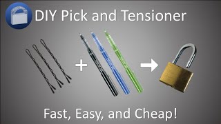 [1] Easy and Fast DIY Lock Pick Set!