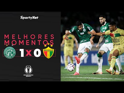 O BUGRE QUER O ACESSO; BRUSQUE SE COMPLICA - Guarani 1 x 0 Brusque - Melhores Momentos - Série C