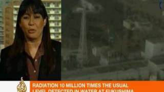 CORE BREACH in Reactor #2 Fukushima  100,000 X Radiation Levels COMPARED TO WHAT? Evacuated.