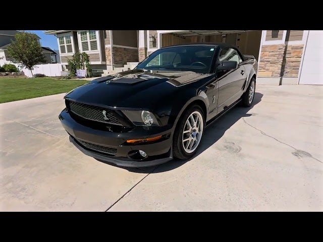 2008 FORD MUSTANG CONVERTIBLE V8, SUPERCHARGED, 5.4L SHELBY GT500 COBRA CONVERTIBLE 2D