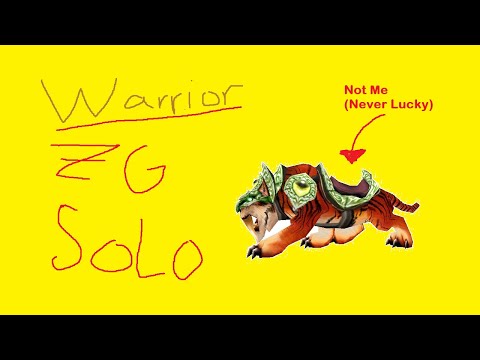 TBC Classic - Warrior Solo ZG Tiger Boss (10-20 min run)