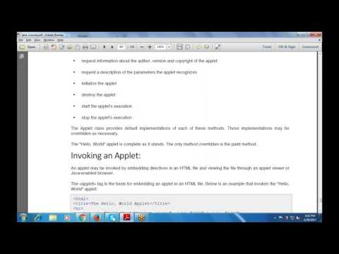 Revision Programming In Java Java Applet Life Cycle