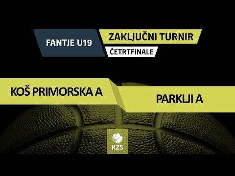 F8MU18 - KOŠ Primorska A : Parklji A - četrtfinale - Sezona 2018/19