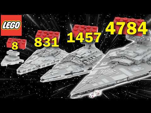 Lego Star Wars Star Destroyers in Different Scales - Size Comparison