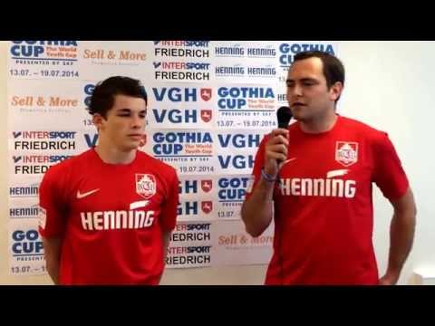 MTV Treubund - Gothia Cup 2014 - Tag 3: Interview mit Doppeltorschütze Jonas Zuther