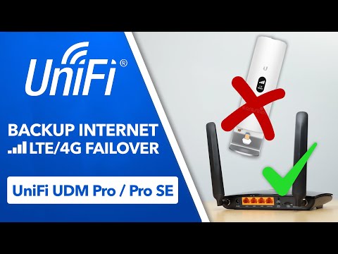Setting up UniFi Backup Internet over LTE/5G - Failover WAN