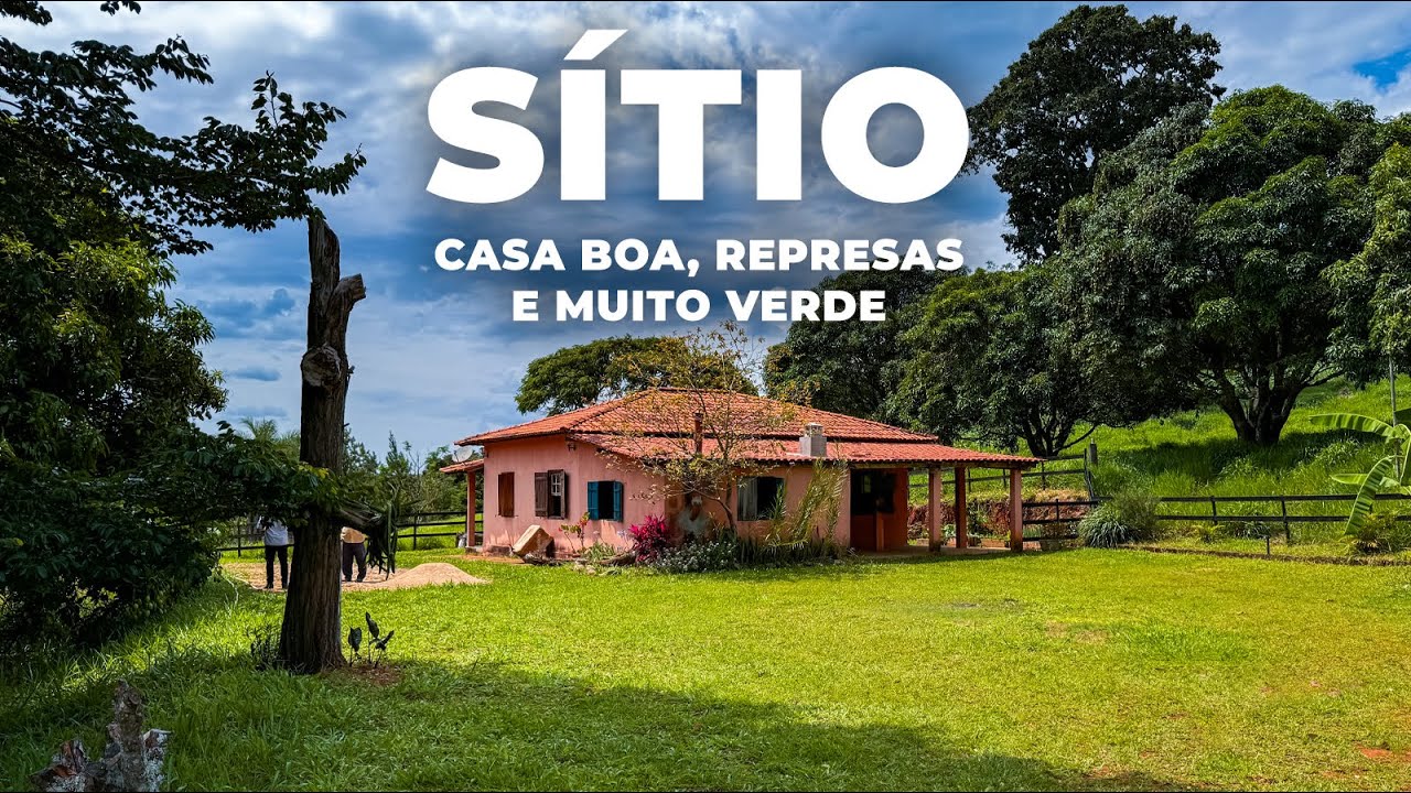 BELO SÍTIO, COM CASA, REPRESAS, 4 NASCENTES, MUITO VERDE, ÁREA DE PLANTIO, 20 HECTARES