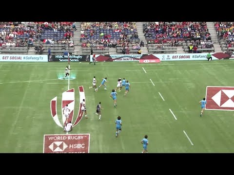 Carlin Isles scores his 100th try