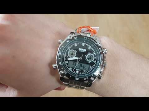 Мужские часы Skmei Direct / 1204. Как настроить, инструкция. Видео обзор!