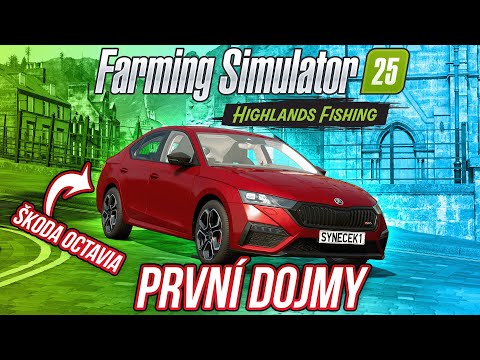 PRVNÍ DOJMY Z NEJVĚTŠÍHO ROZŠÍŘENÍ DO FS25! | Farming Simulator 25 Highlands Fishing #01