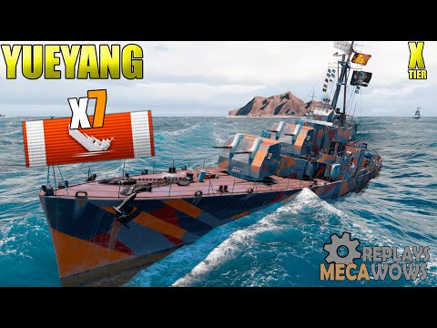 Yueyang 7 Kills & 177k Damage | World of Warships Gameplay 4k