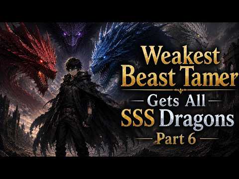 10 HOUR | Weakest Beast Tamer Gets All SSS Dragons Part 6 | Audiobook (Sleep\Study\Gym)