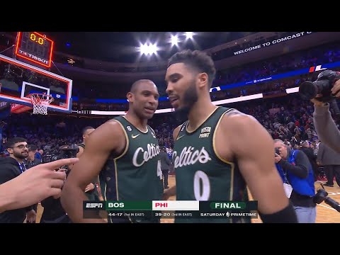 INSANE ENDING! Boston Celtics vs Philadelphia 76ers Final Minutes ! 2022-23 NBA Season