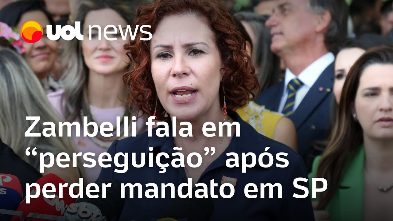 Zambelli fala em 'perseguição' após ser cassada pelo TRE-SP