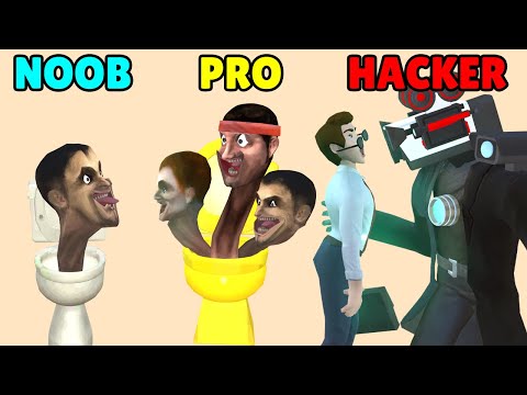 NOOB vs PRO vs HACKER in Evol Skibidi Toilet