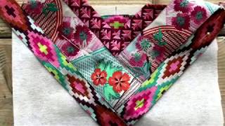 Ribbon Patchwork Pouch by Renaissance Ribbons