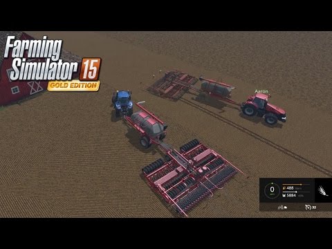 Farming Simulator 15 Multiplayer Seeding on Westbridge Hills Episode 1