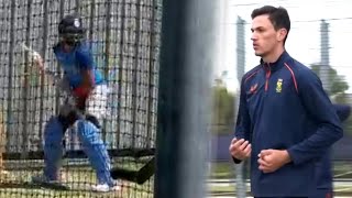 Virat Kohli facing Marco Jansen's high end 154 kph bouncer in the Nets | Ind vs SA | T20 world cup