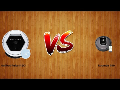 Amibot Pulse H2O vs Roomba 960   -  Robot Vacuum Comparison