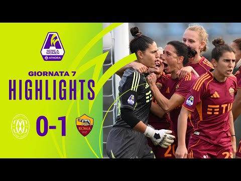 Como W.-Roma 0-1 | Vittoria giallorossa: Viens segna, Baldi salva | #SerieAWomenAthora