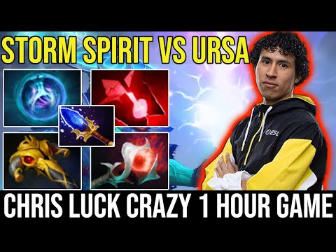 Bloodbath Wars. Storm Spirit CHRIS LUCK Vs Godlike Ursa. What A Game.