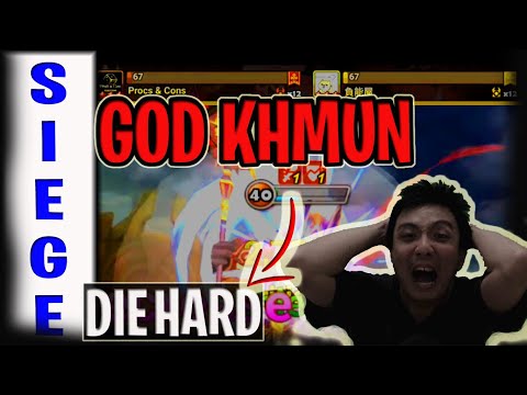 FINALLY WIN, GOD KHMUN SIEGE BATTLE WADIDAW VS PROCS AND CONS VS NEGATIVE HOUSE - summoners War
