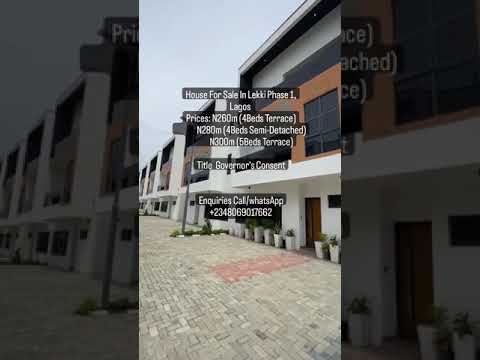 4 bedroom Duplex For Sale Lekki Phase 1 Lagos