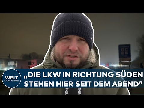 DEUTSCHLAND: Winter-Chaos! Schnee und Eis legen Autobahnen lahm - A7 im Dauer-Stau!
