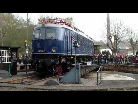35 Jahre Eisenbahnmuseum Bochum Dahlhausen / Vorstellung der Elektroloks (HD)