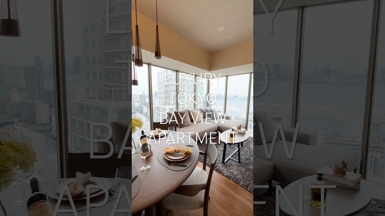 Luxury High-Rise Living in Shibaura Tokyo | 26th Floor Bay View Apartment Tour | Minato-ku