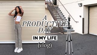 A PRODUCTIVE DAY IN MY LIFE // content day, how I edit my pictures, gym routine, etc..