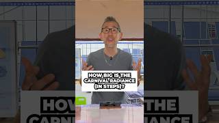 How many steps to walk Carnival Radiance?