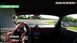 preview picture of video 'Porsche Cayman R Circuit Park Zandvoort 2:04.94 Hotlap Onboard'