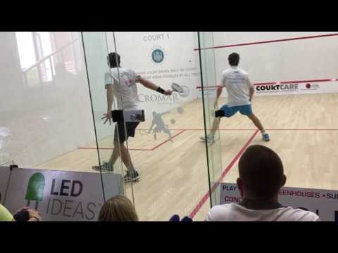 Squash - 2016 Chris Simpson vs Jens Schoor