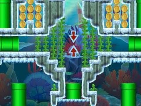 ALIVE OCEAN ~ by OKIdooKY ⭐️ SUPER MARIO MAKER Raw GAMEPLAY
