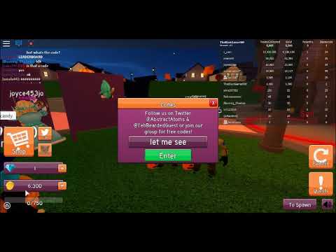 TRICK OR TREAT SIMULATOR CODES!!!!!!!!