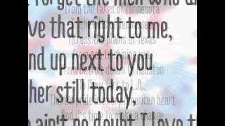 Lyrics- Beyonce - God Bless the USA - Lyrics video iFeel