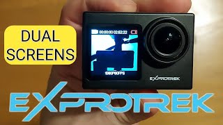Exprotrek E68 Dual Screen Action Camera Review