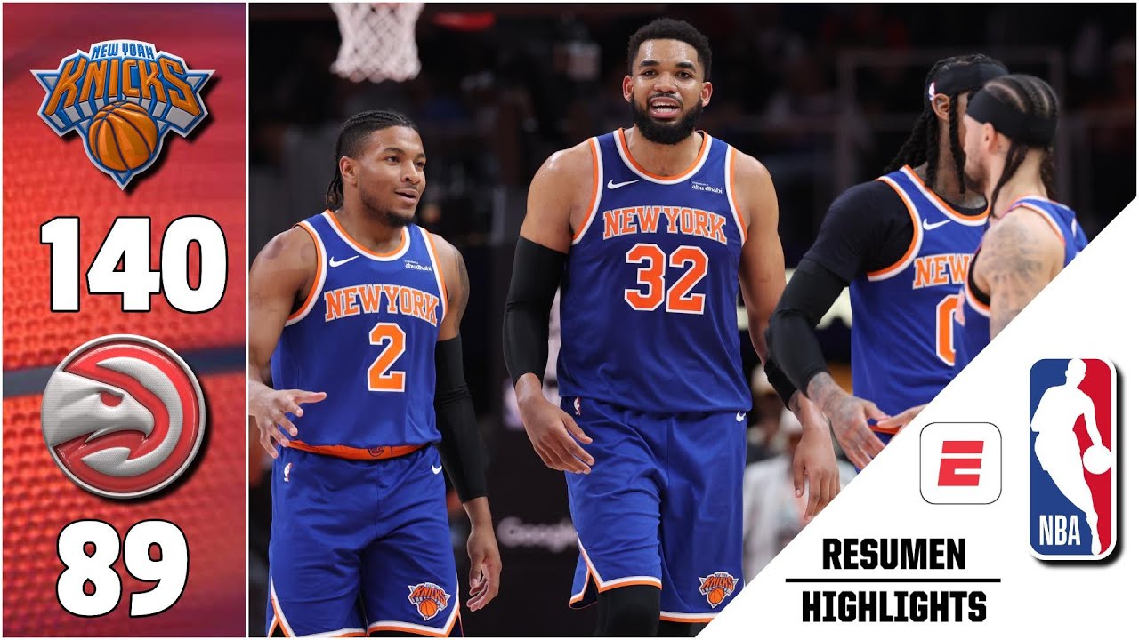 KNICKS ELIMINÓ A LOS HAWKS tras APLASTARLOS por 140-89 en Juego 6. Avanza a semis del Este | NBA