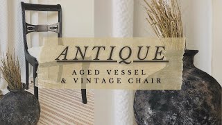 FLIPPING FREE ROADSIDE TRASH??! DIY Antique Vessel & Vintage Sherpa Chair | Melanade Beauty