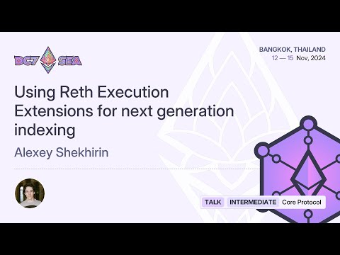 Using Reth Execution Extensions for next generation indexing preview