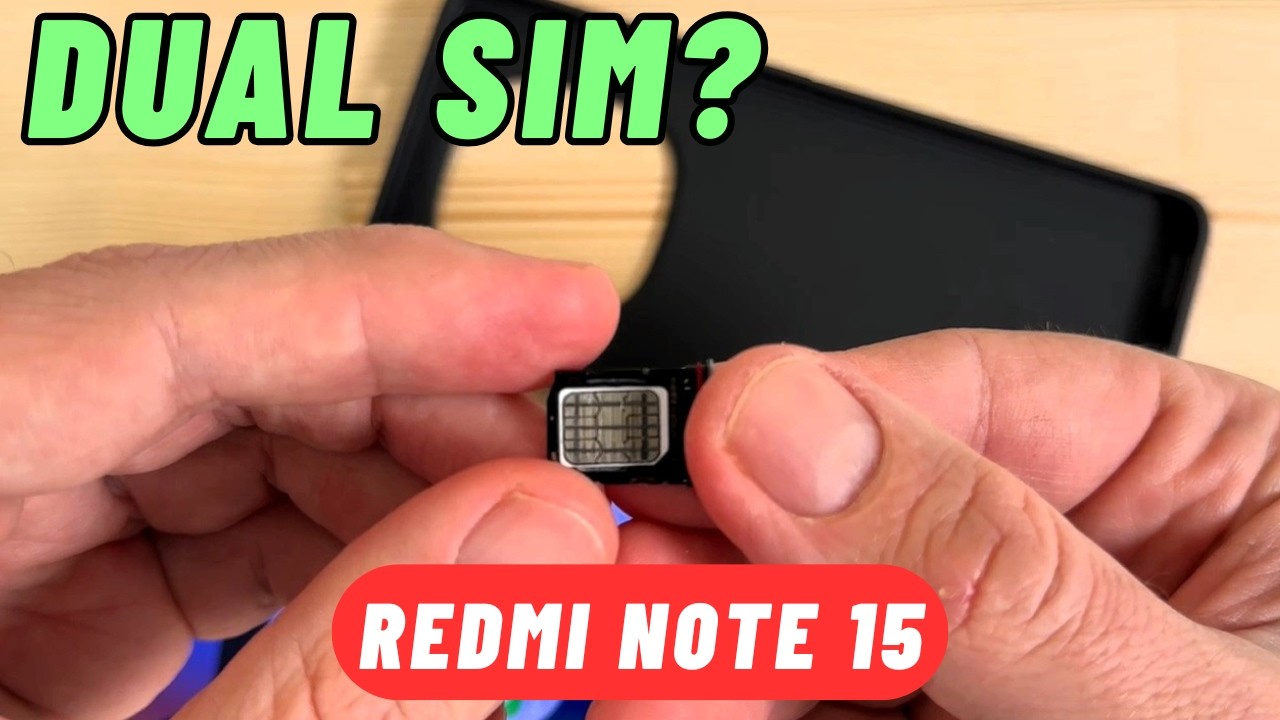 Is REDMI Note 15 5G Dual SIM?