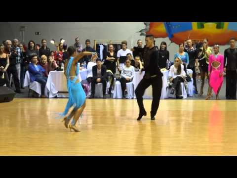 Hidi Balázs / Karcagi Laura,2015  U21 Latin Magyar Bajnokság Solo Samba