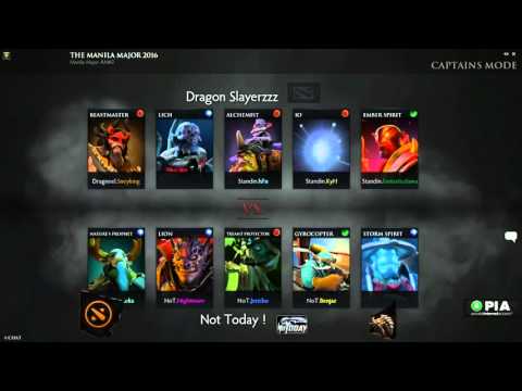 Not Today vs Dragneel Group Stage Game 2 - Manila Major Americas Qualifier