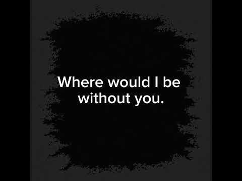 Where Would I Be - April McLean Moore Karaoke