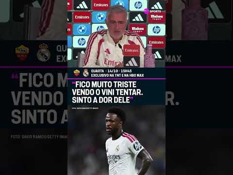 MOURINHO MANDA RECADO PARA VINI JR E TORCIDA DO REAL MADRID! #shorts